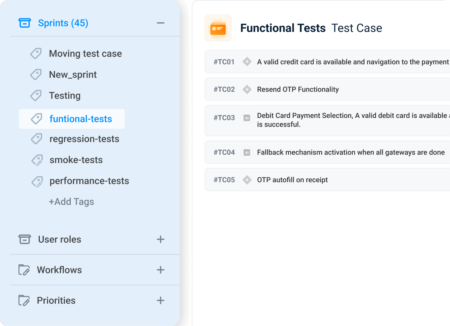 Manage bugs